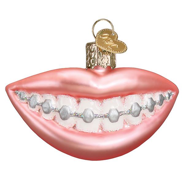 Braces Ornament - Southlake Paws