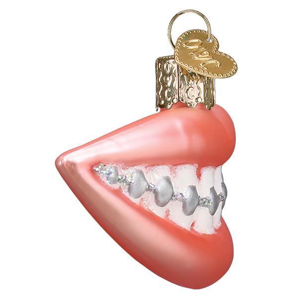 Braces Ornament - Southlake Paws