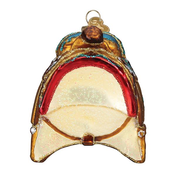 Western Saddle Ornament - Southlake Paws