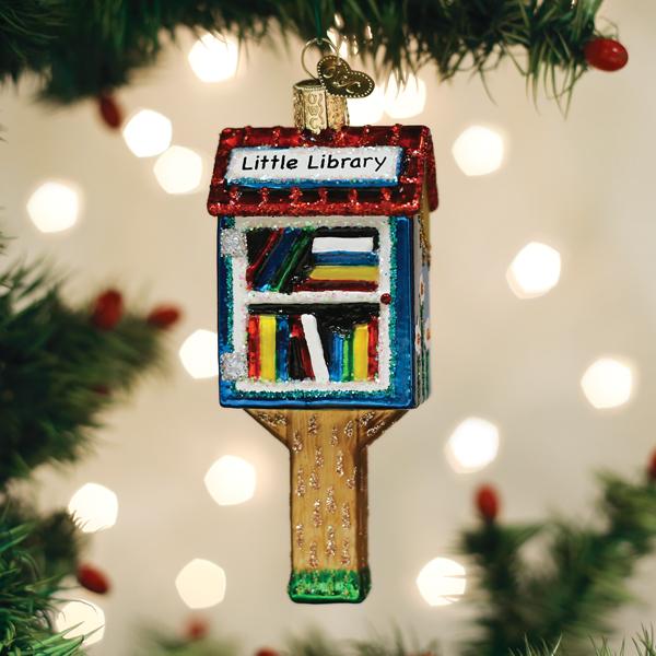 Little Library Ornament - Southlake Paws