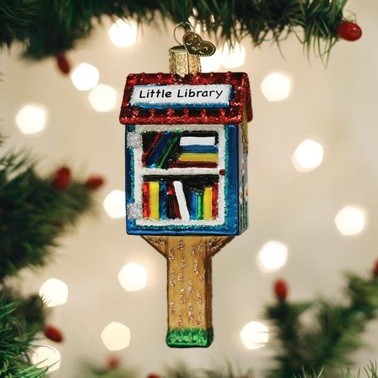 Little Library Ornament - Southlake Paws