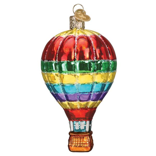 Vibrant Hot Air Balloon Ornament - Southlake Paws