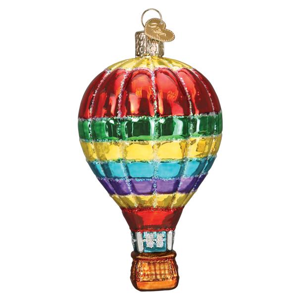 Vibrant Hot Air Balloon Ornament - Southlake Paws