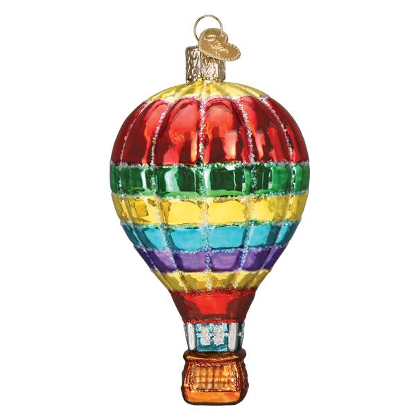 Vibrant Hot Air Balloon Ornament - Southlake Paws