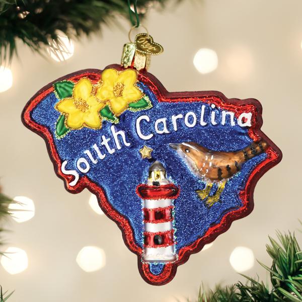 State Of South Carolina Ornament - Southlake Paws