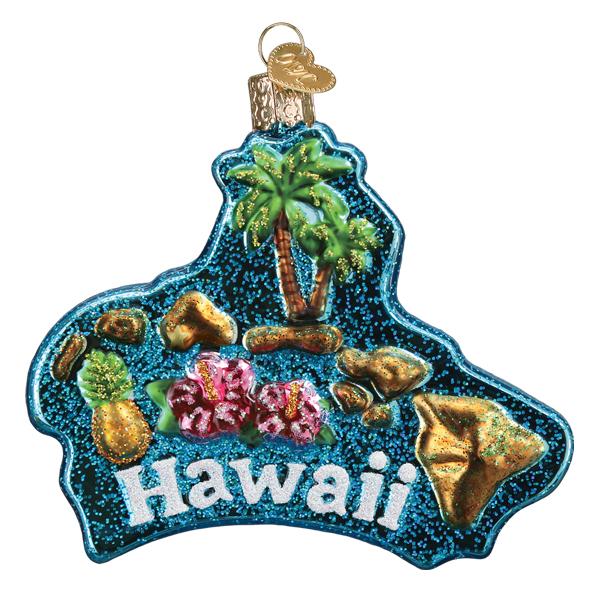 Hawaiian Islands Ornament - Southlake Paws