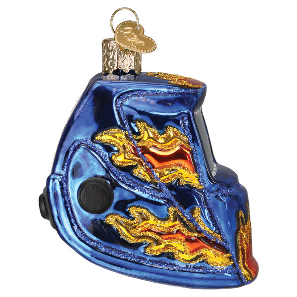 Welding Helmet Ornament - Southlake Paws