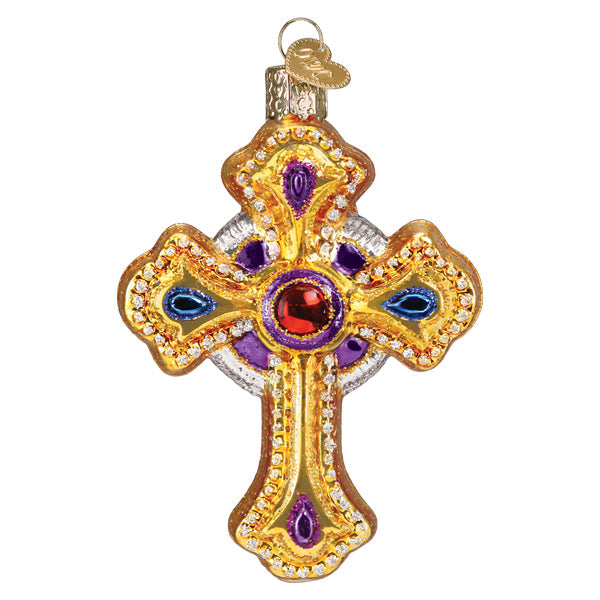 Ornate Cross Ornament - Southlake Paws