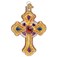 Load image into Gallery viewer, Ornate Cross Ornament - Southlake Paws
