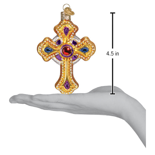 Ornate Cross Ornament - Southlake Paws