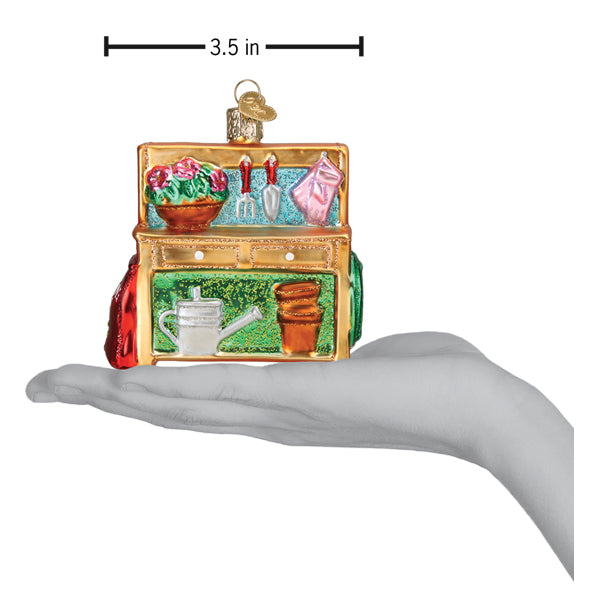 Potting Bench Ornament - Southlake Paws