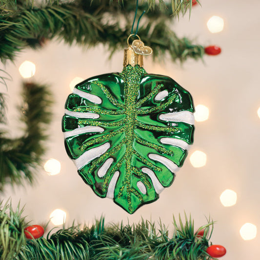 Monstera Leaf Ornament - Southlake Paws