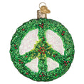 Load image into Gallery viewer, Holly Peace Symbol Ornament - Southlake Paws
