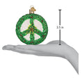 Load image into Gallery viewer, Holly Peace Symbol Ornament - Southlake Paws
