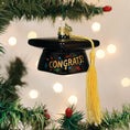 Load image into Gallery viewer, Graduation Cap Ornament - Southlake Paws
