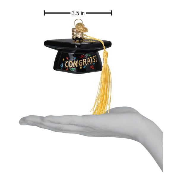 Graduation Cap Ornament - Southlake Paws