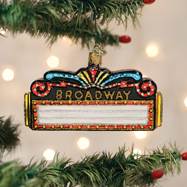 Broadway Marquee Ornament - Southlake Paws