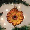 Load image into Gallery viewer, Sunset Gerbera Daisy Ornament
