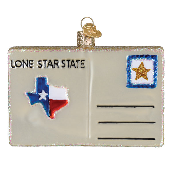 Texas Postcard Ornament - Southlake Paws