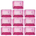 Load image into Gallery viewer, 24-42" Collapsible Pink Dog Crate RED24-42
