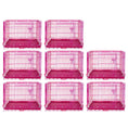 Load image into Gallery viewer, 24-42" Collapsible Pink Dog Crate RED24-42
