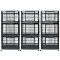 Load image into Gallery viewer, 37" Stackable Heavy Duty Dog Kennel 371D04
