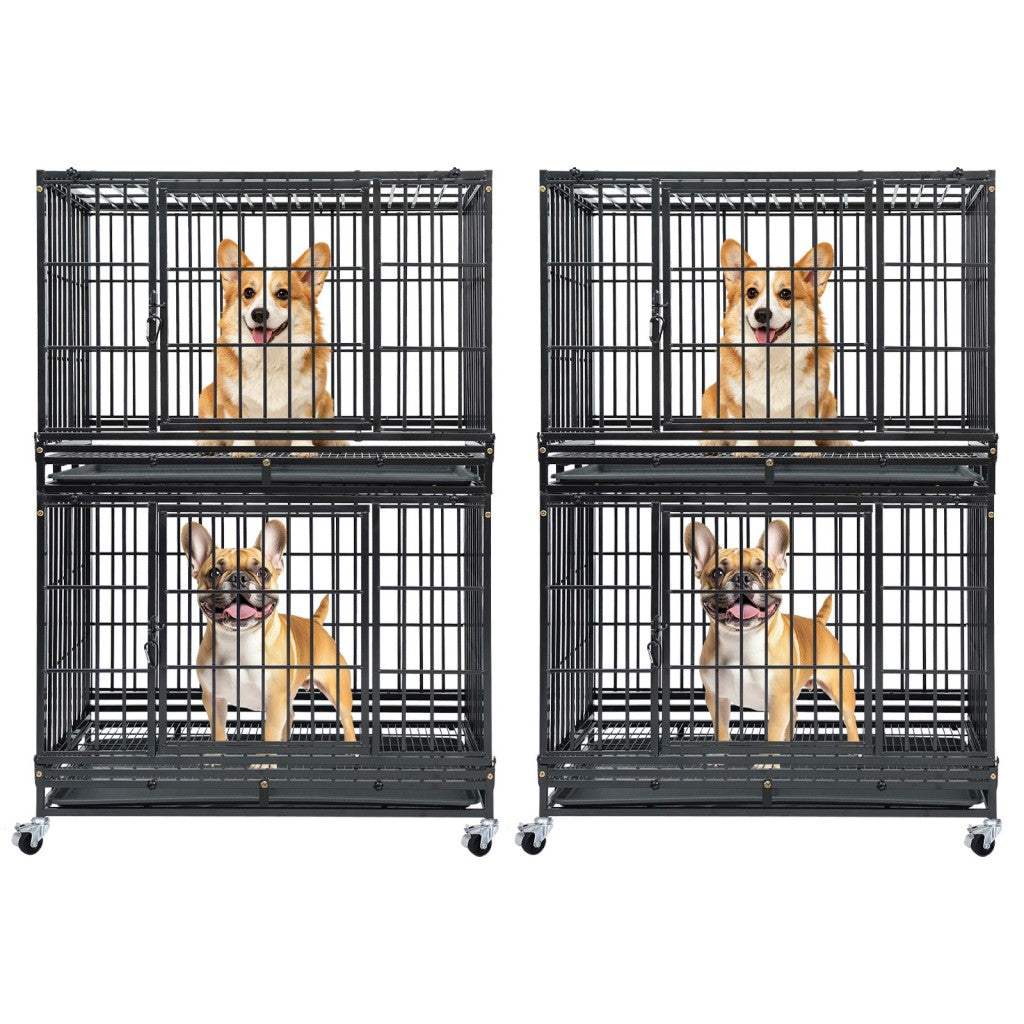 37" Stackable Heavy Duty Dog Kennel 371D04