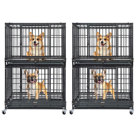 37" Stackable Heavy Duty Dog Kennel 371D04