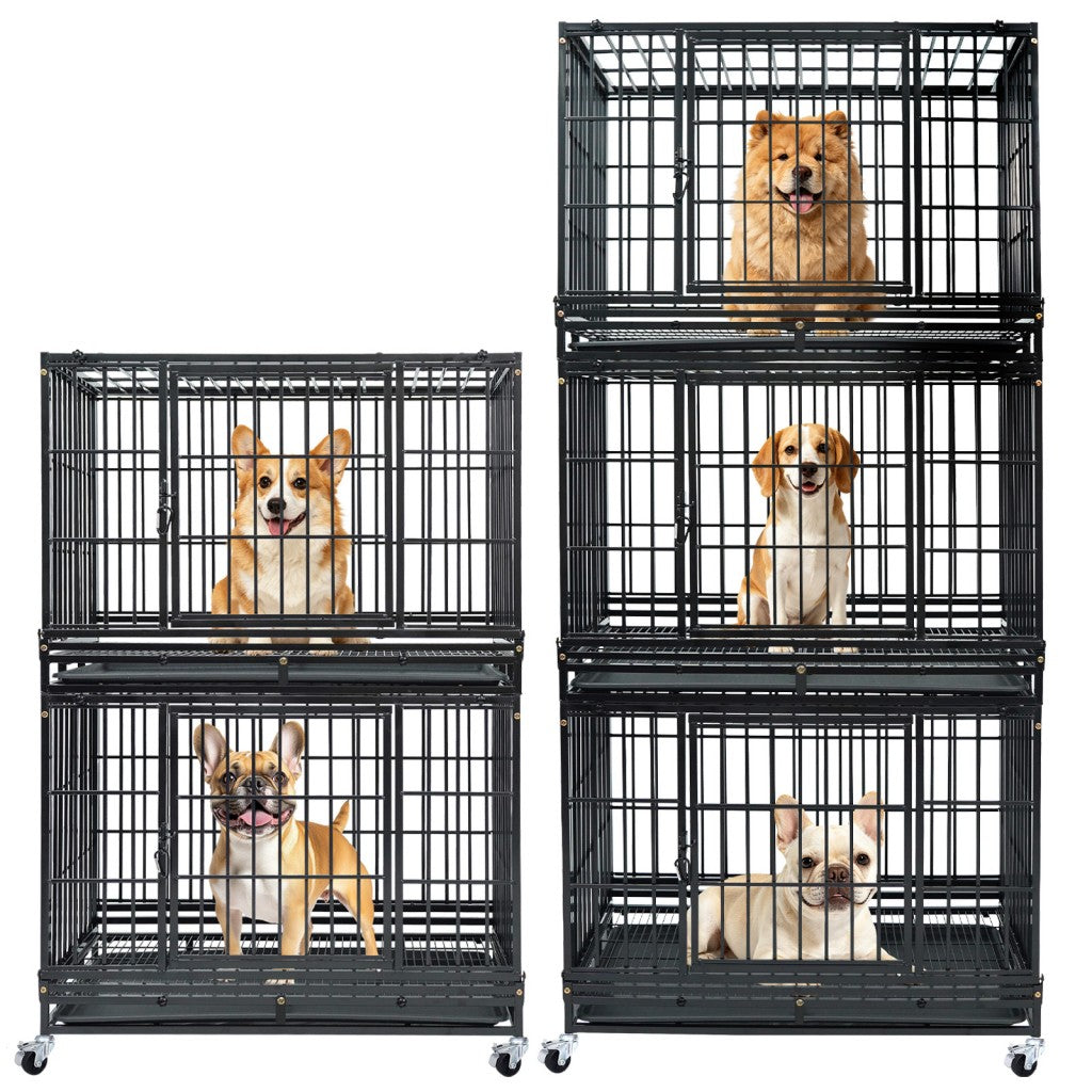37" Stackable Heavy Duty Dog Kennel 371D04