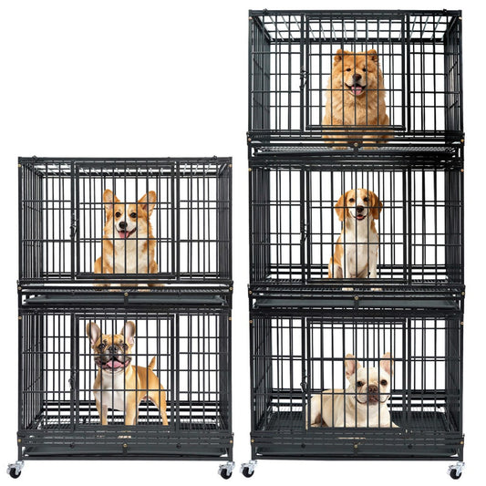 37" Stackable Heavy Duty Dog Kennel 371D04