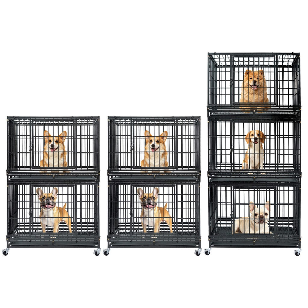 37" Stackable Heavy Duty Dog Kennel 371D04
