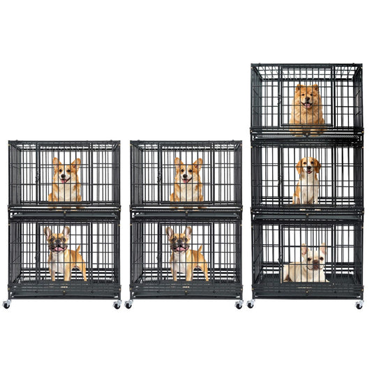 37" Stackable Heavy Duty Dog Kennel 371D04