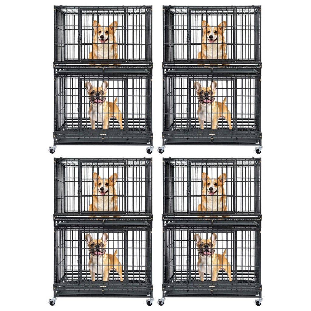 37" Stackable Heavy Duty Dog Kennel 371D04