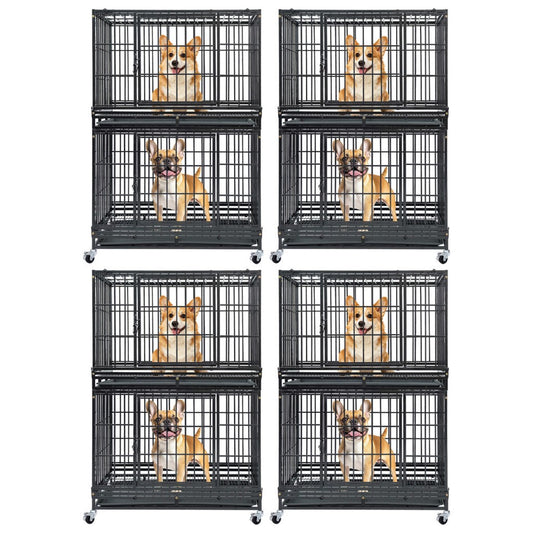37" Stackable Heavy Duty Dog Kennel 371D04