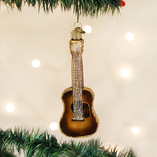 Guitar Ornament - Southlake Paws