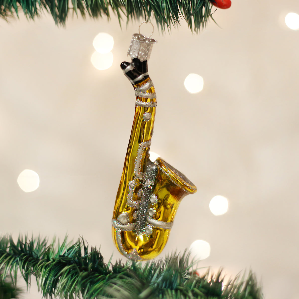 Saxophone Ornament - Southlake Paws