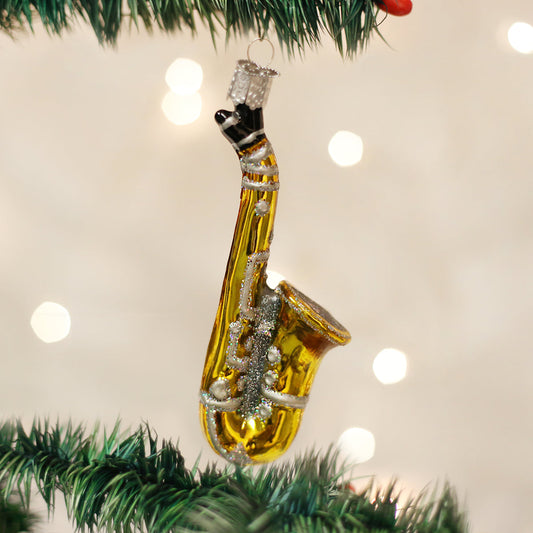 Saxophone Ornament - Southlake Paws