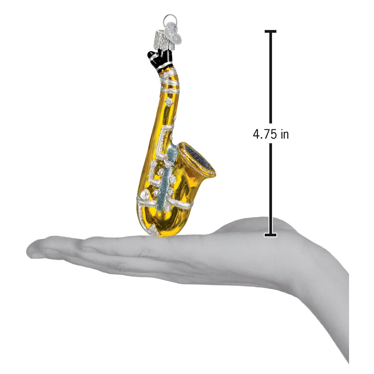 Saxophone Ornament - Southlake Paws