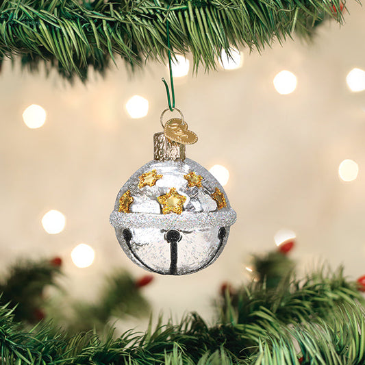 Silver Jingle Bell Ornament - Southlake Paws