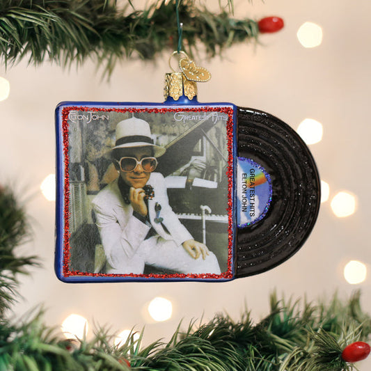 Elton John Greatest Hits Album Ornament - Southlake Paws