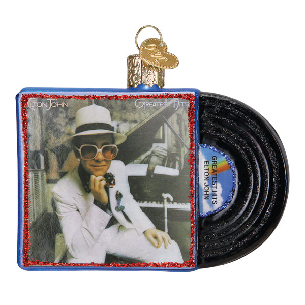 Elton John Greatest Hits Album Ornament - Southlake Paws