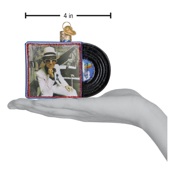 Elton John Greatest Hits Album Ornament - Southlake Paws