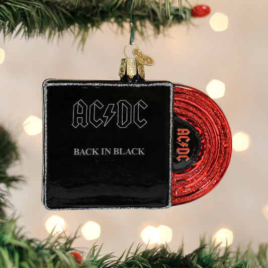 Back In Black Album Cover Ornament - Southlake Paws