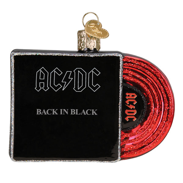 Back In Black Album Cover Ornament - Southlake Paws