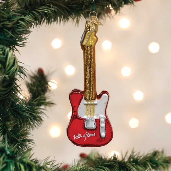 The Rolling Stones Guitar Ornament - Southlake Paws