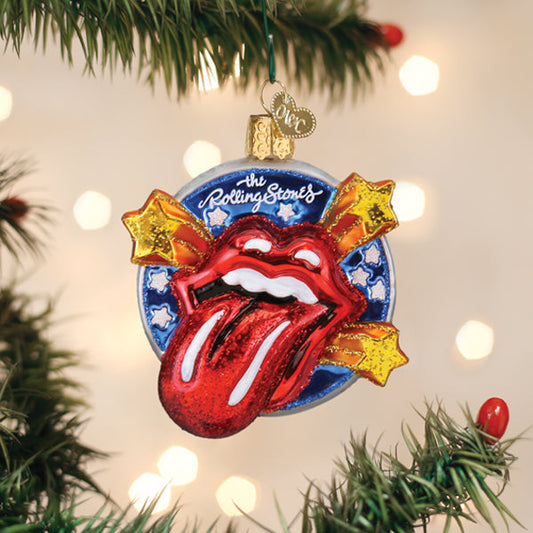 The Rolling Stones Tongue Ornament - Southlake Paws