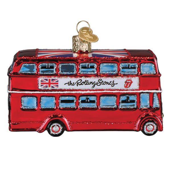 The Rolling Stones British Bus Ornament - Southlake Paws