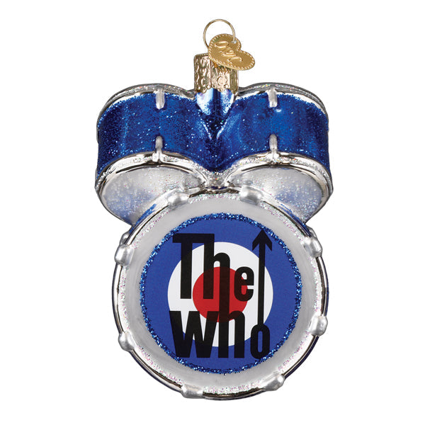 The Who Drum Set Ornament - Southlake Paws