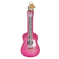 Load image into Gallery viewer, Glittered Glam Guitar Ornament - Southlake Paws
