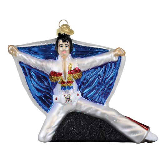 Elvis In Eagle Jumpsuit Ornament